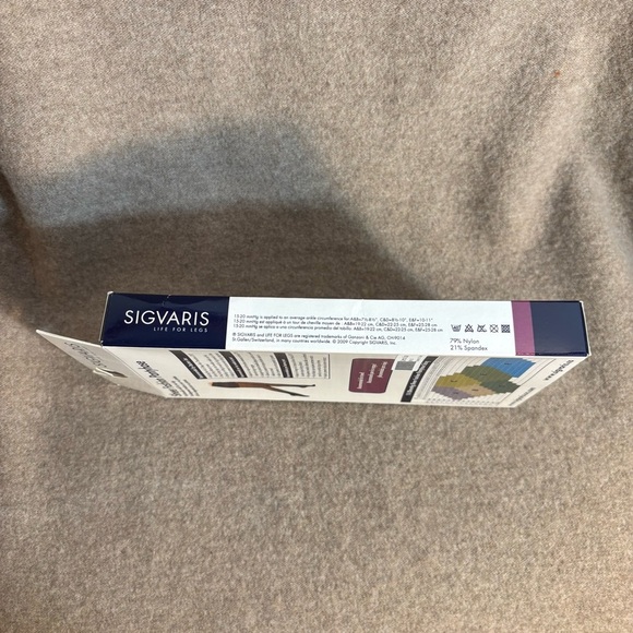 SIGVARIS LIFE FOR LEGS Sz B Natural Graduated Suppot Pantyhose 120PB 33 NEW - Picture 6 of 8